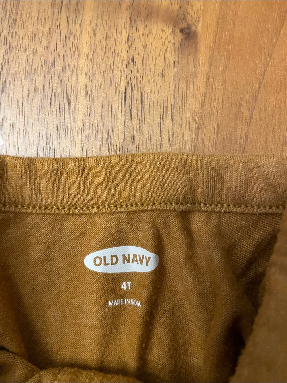 Old Navy Short-Sleeve Henley Trio in Mustard, Coral & Cream